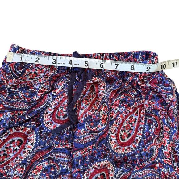 Zoe & Rose Band of Gypsies Girls Paisley Flowy Boho Flared Wide Leg Pants Size S - Picture 10 of 10